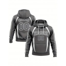 Customizable Men'S Plus Size Hoodie - Personalized 